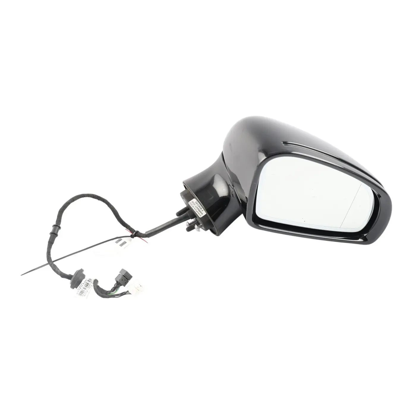 Mercedes R172 Wing Mirror Power Fold Auto Dim Right O/S Obsidian Black  - 197