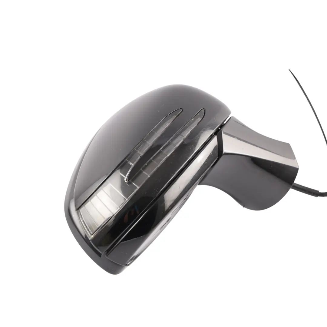 Mercedes R172 Wing Mirror Power Fold Auto Dim Right O/S Obsidian Black - 197 - SKU RHD-A1728100476-OB - Part number A1728100476