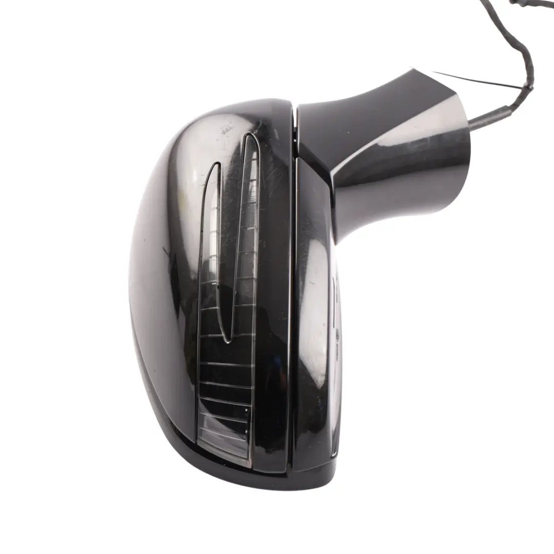 Mercedes R172 Wing Mirror Power Fold Auto Dim Right O/S Obsidian Black - 197 - SKU RHD-A1728100476-OB - Part number A1728100476