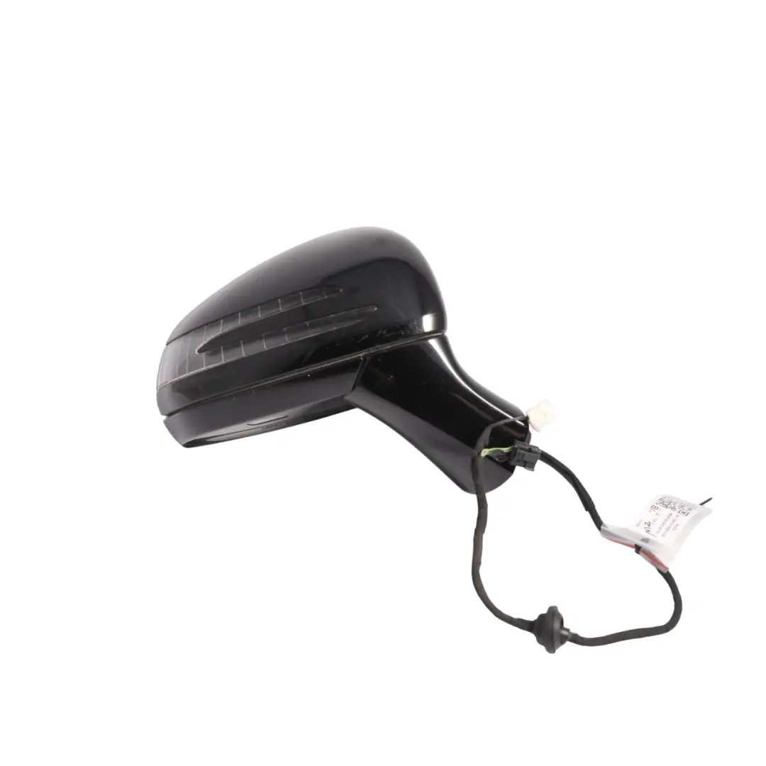 Mercedes SLK R172 Wing Mirror Outside Right O/S Obsidian Black Metallic - 197 - SKU RHD-A1728101800-OB - Part number A1728101800