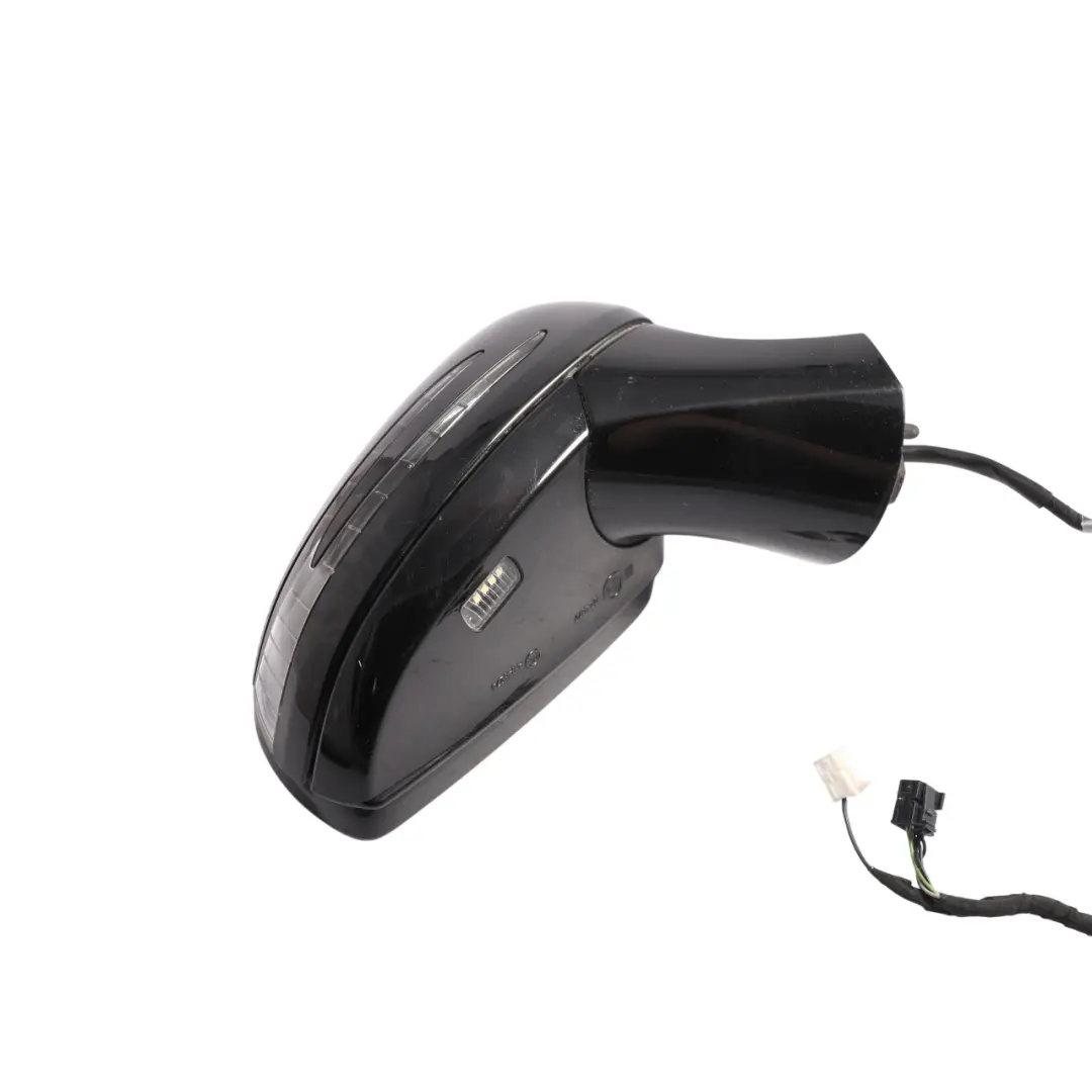 Mercedes SLK R172 Wing Mirror Outside Right O/S Obsidian Black Metallic - 197 - SKU RHD-A1728101800-OB - Part number A1728101800