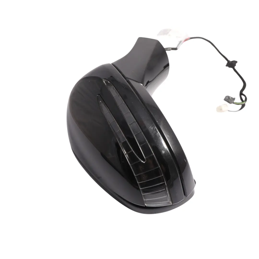 Mercedes SLK R172 Wing Mirror Outside Right O/S Obsidian Black Metallic - 197 - SKU RHD-A1728101800-OB - Part number A1728101800