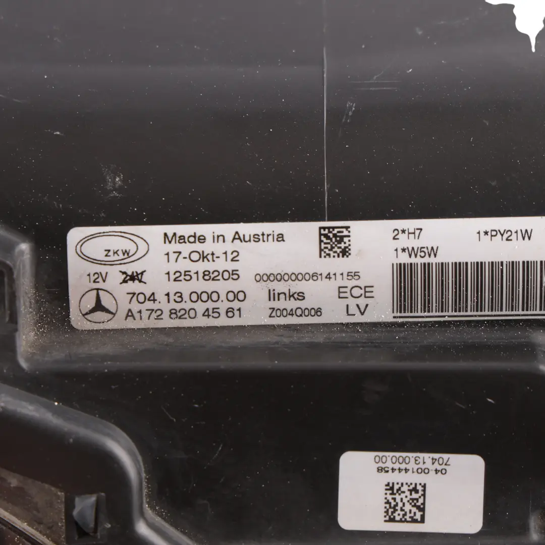 Front Headlight Lamp Unit Light Left N/S to Mercedes R172 with Part number A1728204561 Mercedes R172 Front Headlight Lamp Unit Light Left N/S - SKU RHD-A1728204561 - Part number A1728204561