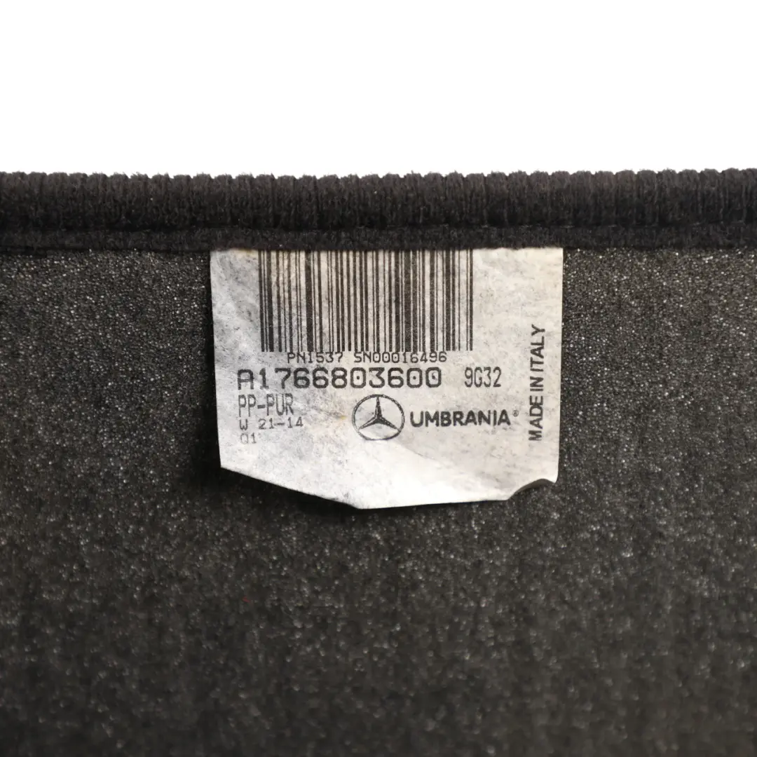 Mercedes W176 W246 Floor Mat Set Ribbed Floor Mats Cloth Fabric - SKU RHD-A1766803600 - Part number A1766803600
