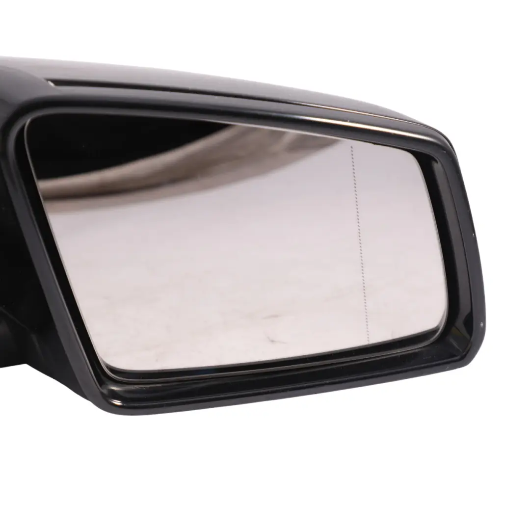 Mercedes W176 Door Wing Mirror Outside Power Fold Right O/S Kosmos Black - 191 - SKU RHD-A1768100200-KB - Part number A1768100200