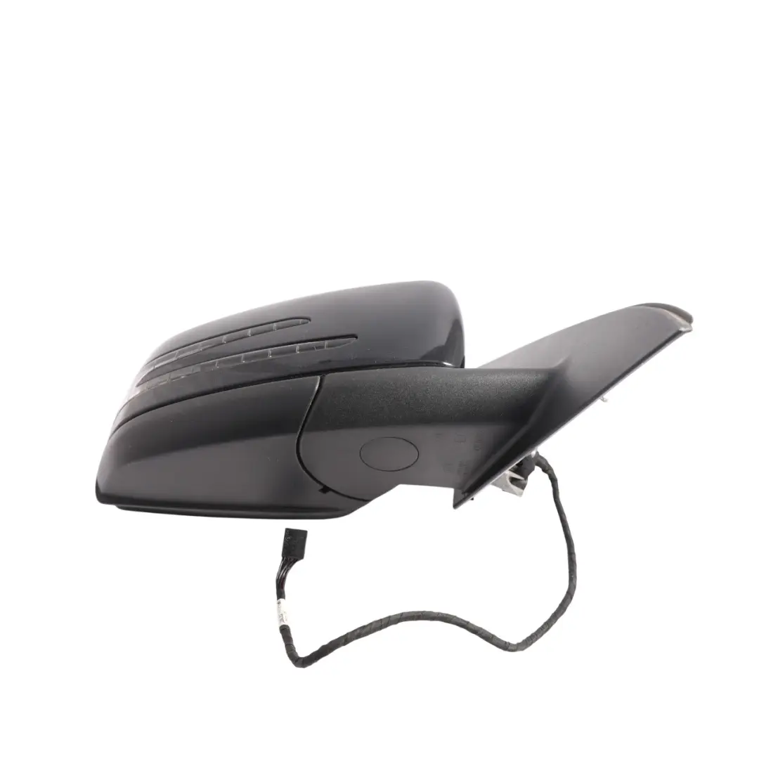 Mercedes W176 Door Wing Mirror Outside Power Fold Right O/S Kosmos Black - 191 - SKU RHD-A1768100200-KB - Part number A1768100200