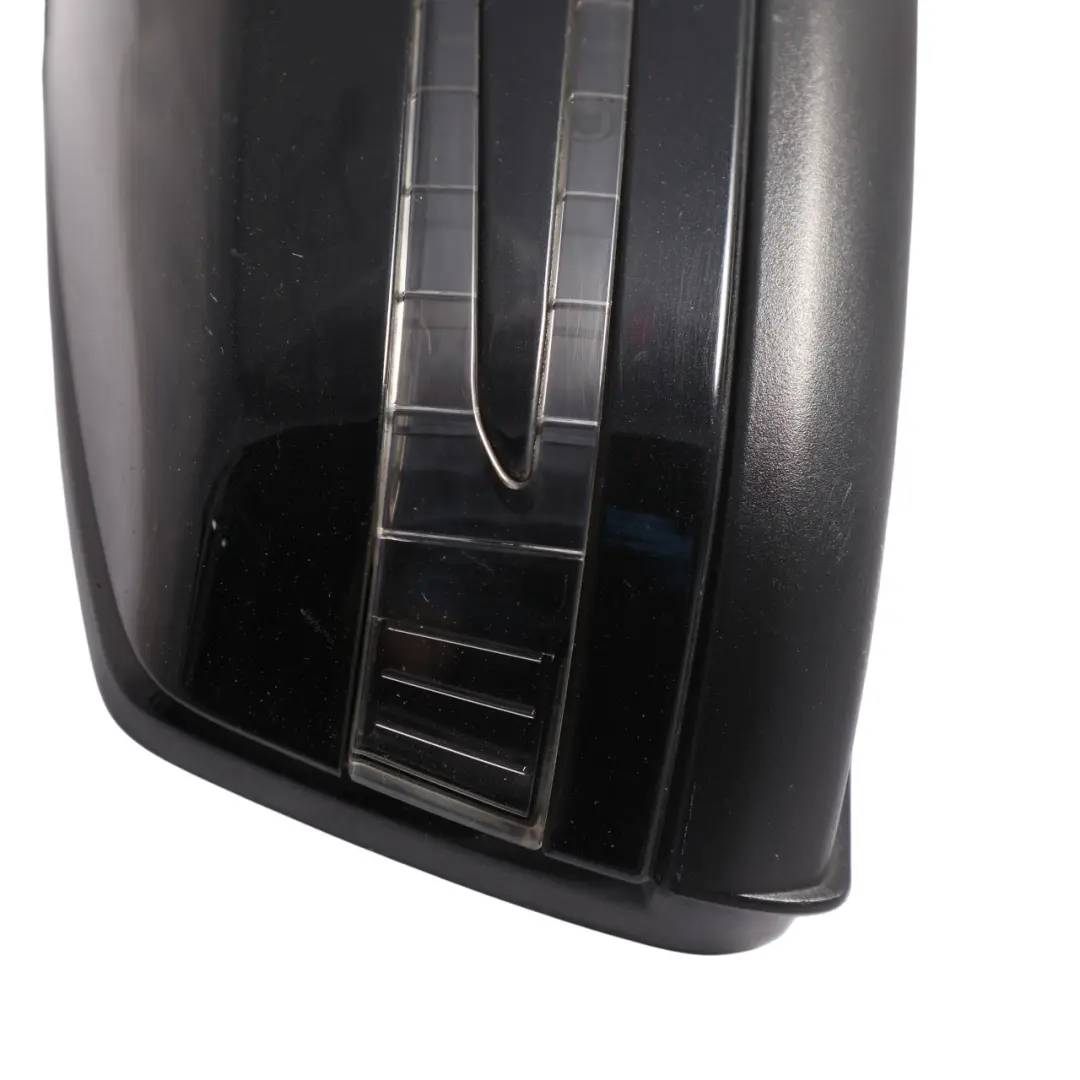 Mercedes W176 Door Wing Mirror Outside Power Fold Right O/S Kosmos Black - 191 - SKU RHD-A1768100200-KB - Part number A1768100200