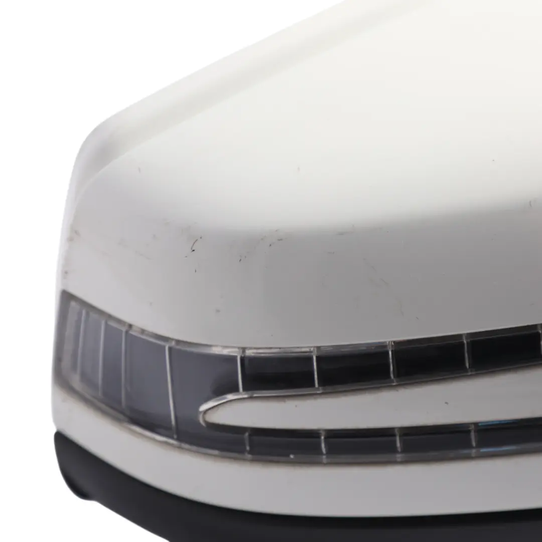 Wing Mirror Door Right O/S Outside Calcite White - 650 to Mercedes W176 with Part number A1768100276 Mercedes W176 Wing Mirror Door Right O/S Outside Calcite White - 650 - SKU rhd-A1768100276-CW - Part number A1768100276