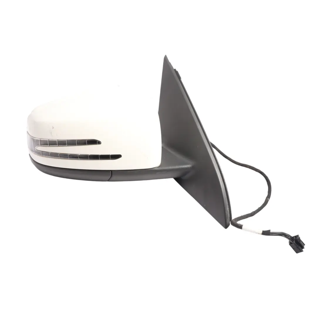 Wing Mirror Door Right O/S Outside Calcite White - 650 to Mercedes W176 with Part number A1768100276 Mercedes W176 Wing Mirror Door Right O/S Outside Calcite White - 650 - SKU rhd-A1768100276-CW - Part number A1768100276