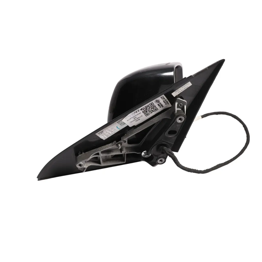 Wing Mirror Door Right O/S Outside Kosmos Black Metallic - 191 to Mercedes W176 with Part number A1768100276 Mercedes W176 Wing Mirror Door Right O/S Outside Kosmos Black Metallic - 191 - SKU RHD-A1768100276-KB - Part number A1768100276