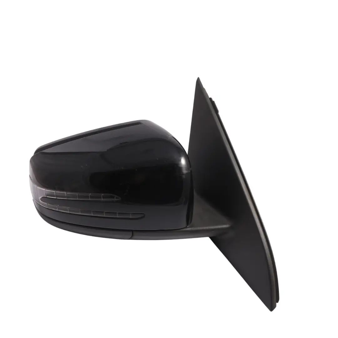 Mercedes W176 Wing Mirror Door Right O/S Outside Kosmos Black Metallic - 191 - SKU RHD-A1768100276-KB - Part number A1768100276