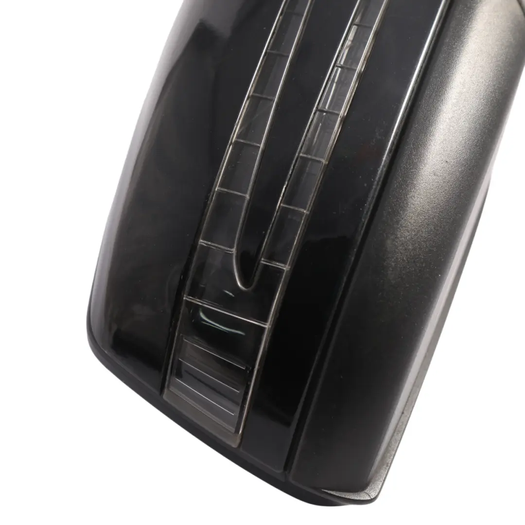 Wing Mirror Door Right O/S Outside Kosmos Black Metallic - 191 to Mercedes W176 with Part number A1768100276 Mercedes W176 Wing Mirror Door Right O/S Outside Kosmos Black Metallic - 191 - SKU RHD-A1768100276-KB - Part number A1768100276
