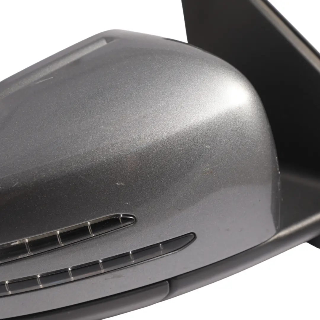 Mercedes W176 Wing Mirror Door Right O/S Outside Mountain Grey Metallic 787 - SKU RHD-A1768100276-MG - Part number A1768100276