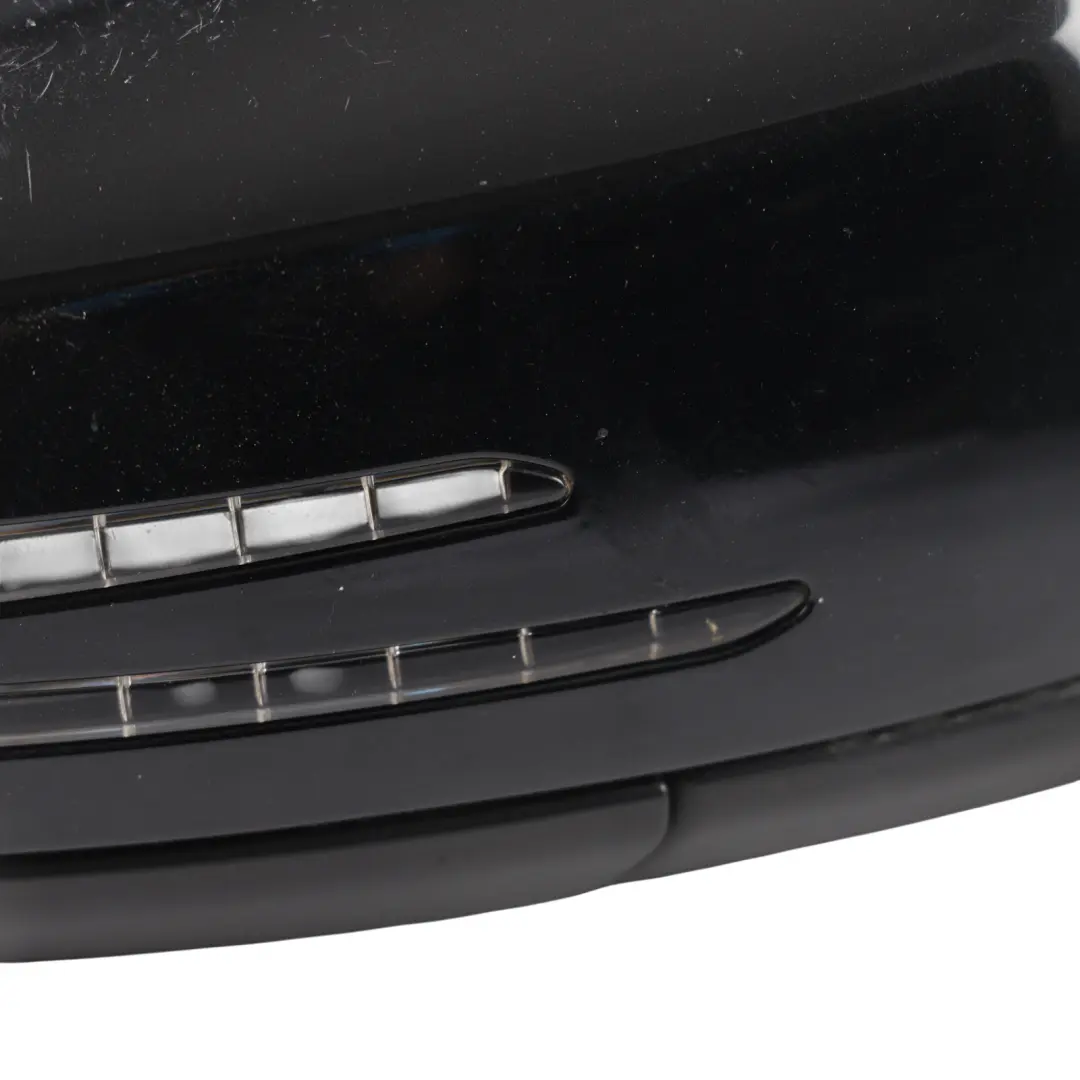 Door Wing Mirror Right O/S Outside Power Fold Kosmos Black - 191 to Mercedes W176 with Part number A1768100400 Mercedes W176 Door Wing Mirror Right O/S Outside Power Fold Kosmos Black - 191 - SKU RHD-A1768100400-KB1 - Part number A1768100400