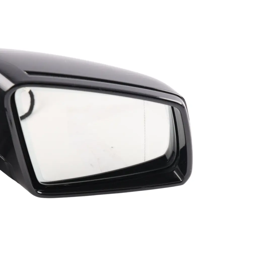 Mercedes W176 Door Wing Mirror Right O/S Outside Power Fold Kosmos Black - 191 - SKU RHD-A1768100400-KB1 - Part number A1768100400