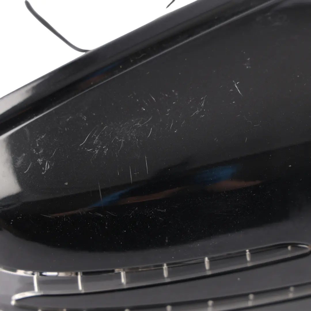 Mercedes W176 Door Wing Mirror Right O/S Outside Power Fold Kosmos Black - 191 - SKU RHD-A1768100400-KB1 - Part number A1768100400