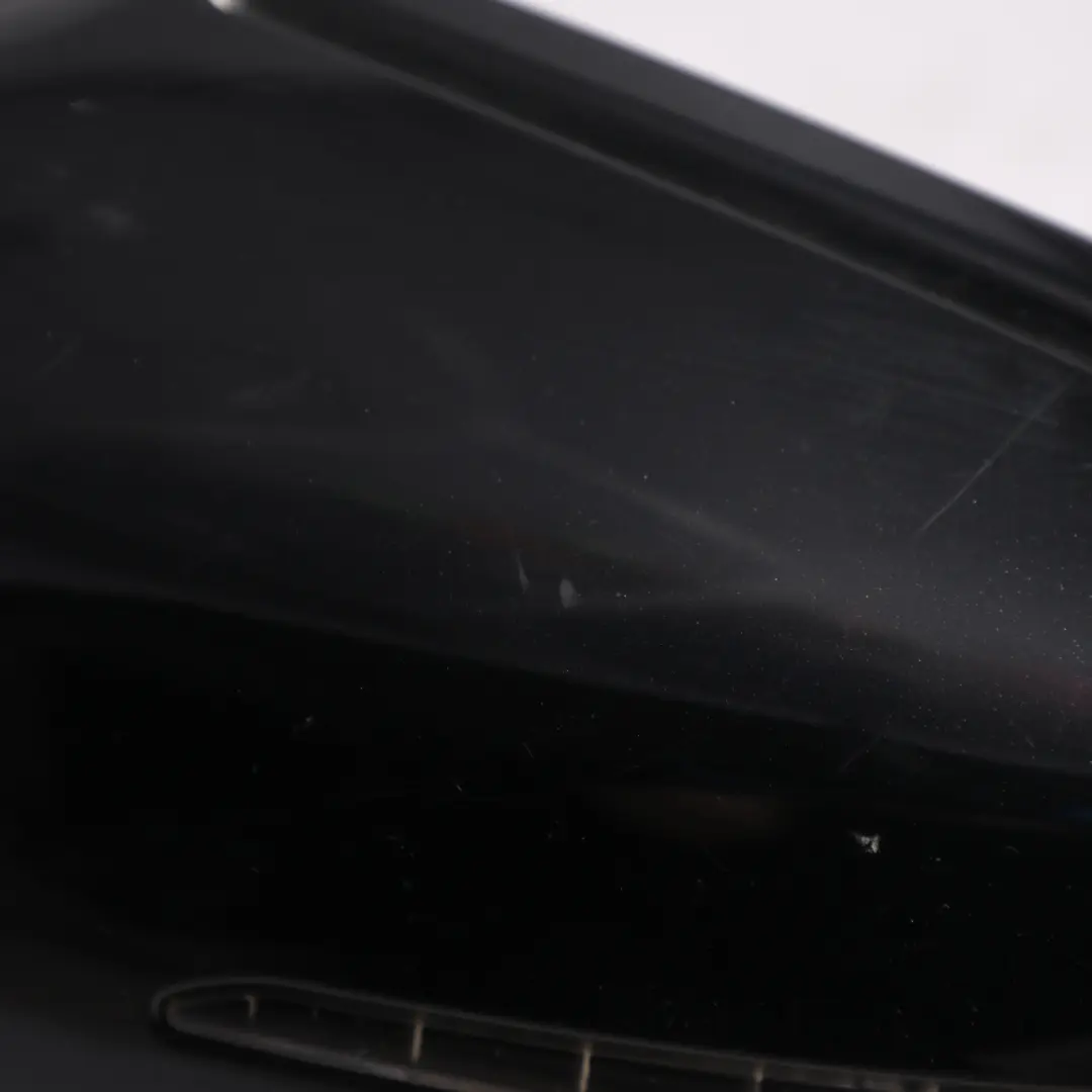 Mercedes W176 Wing Mirror Door Left N/S Power Fold Cosmos Black Metallic - 191 - SKU RHD-A1768100500-KB - Part number A1768100500