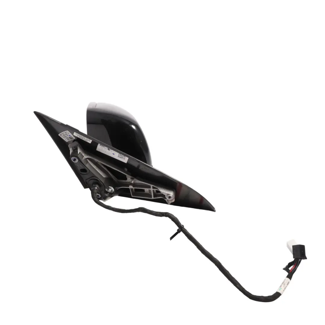 Wing Mirror Door Left N/S Power Fold Cosmos Black Metallic - 191 to Mercedes W176 with Part number A1768100500 Mercedes W176 Wing Mirror Door Left N/S Power Fold Cosmos Black Metallic - 191 - SKU RHD-A1768100500-KB - Part number A1768100500