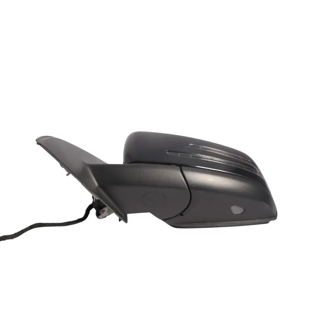 Wing Mirror Door Left N/S Power Fold Cosmos Black Metallic - 191 to Mercedes W176 with Part number A1768100500 Mercedes W176 Wing Mirror Door Left N/S Power Fold Cosmos Black Metallic - 191 - SKU RHD-A1768100500-KB - Part number A1768100500