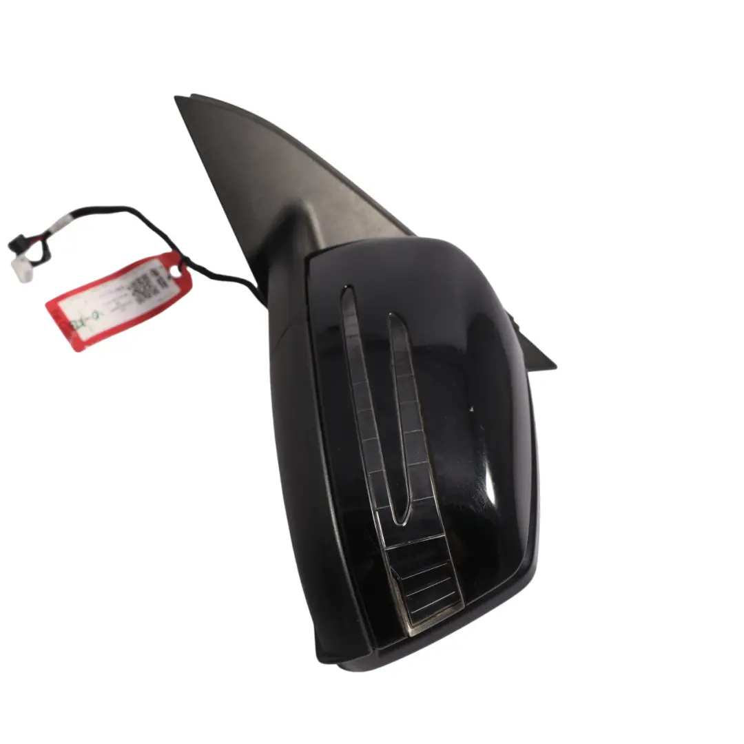 Wing Mirror Door Left N/S Power Fold Cosmos Black Metallic - 191 to Mercedes W176 with Part number A1768100500 Mercedes W176 Wing Mirror Door Left N/S Power Fold Cosmos Black Metallic - 191 - SKU RHD-A1768100500-KB - Part number A1768100500