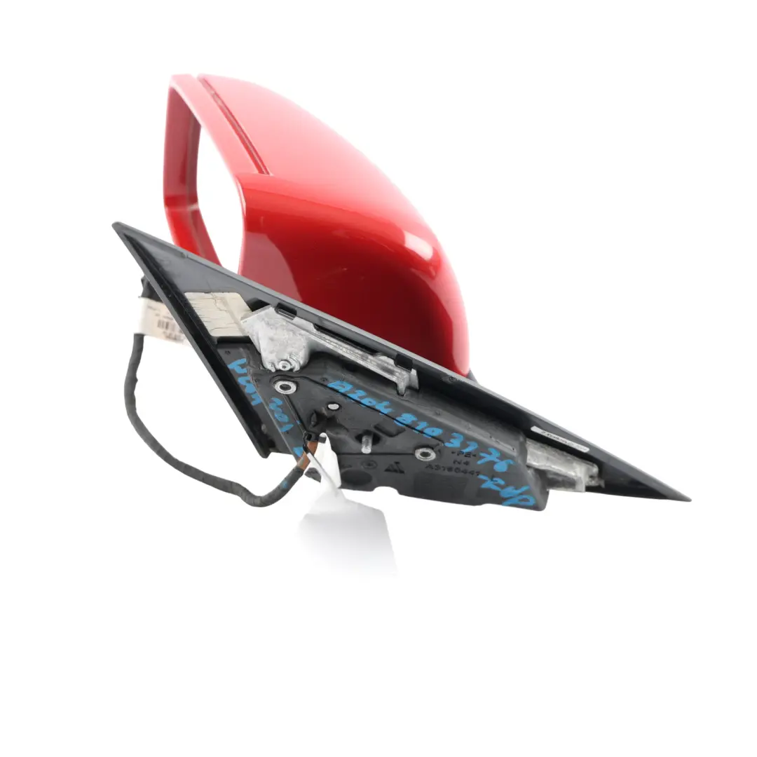 Mercedes W204 Wing Mirror Power Fold Door Left N/S Outside Fire Opal Red - 590 - SKU RHD-A2048103176-FUP - Part number A2048103176