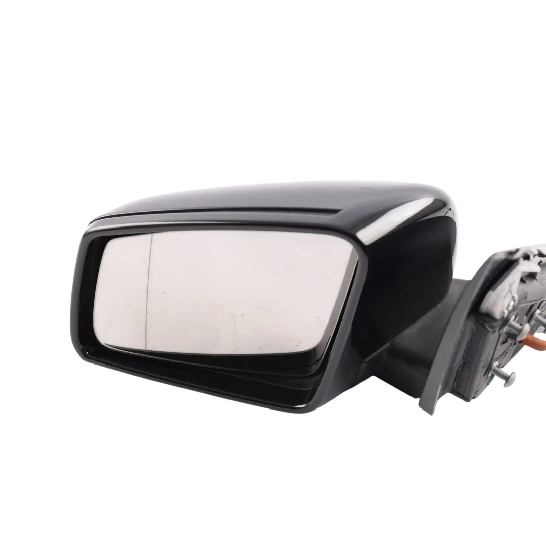 Mercedes W204 Wing Mirror Power Fold Auto Dip Door Left N/S Obsidian Black - SKU RHD-A2048103976-OB - Part number A2048103976