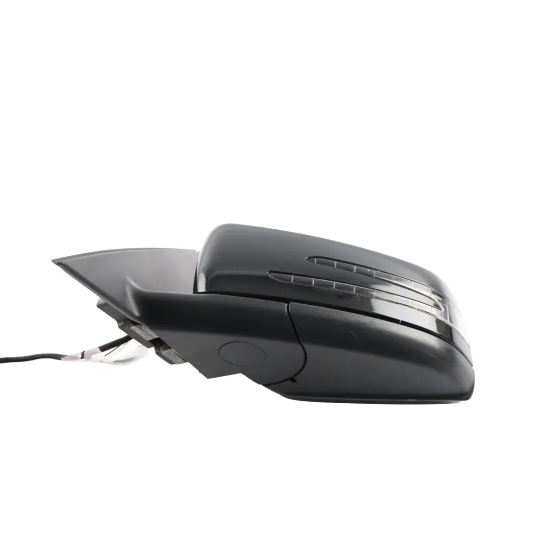 Mercedes W204 Wing Mirror Power Fold Auto Dip Door Left N/S Obsidian Black - SKU RHD-A2048103976-OB - Part number A2048103976