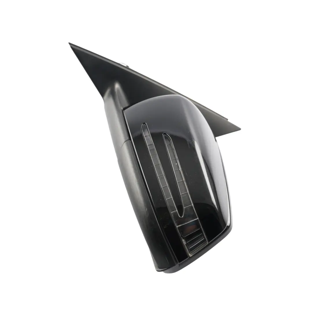 Mercedes W204 Wing Mirror Power Fold Auto Dip Door Left N/S Obsidian Black - SKU RHD-A2048103976-OB - Part number A2048103976