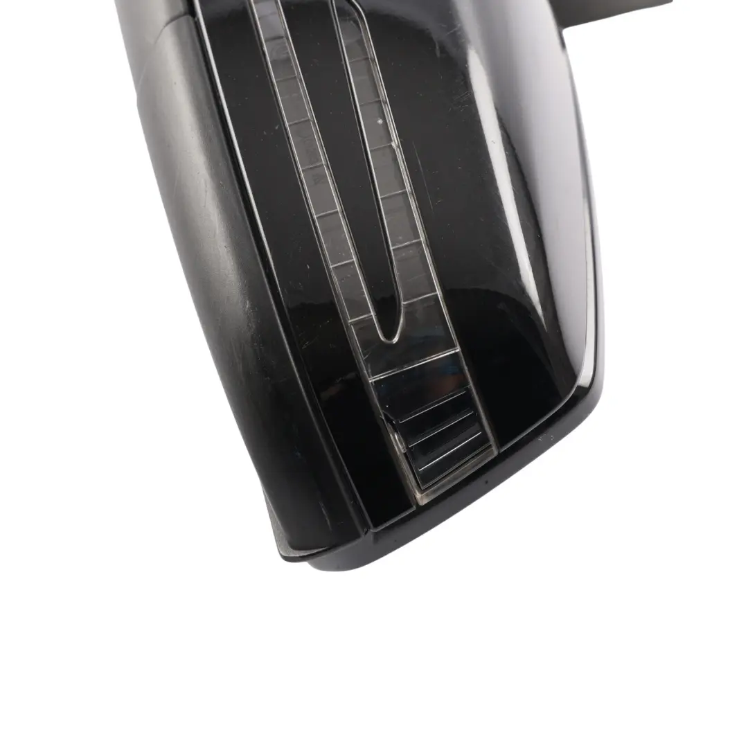 Mercedes W204 Wing Mirror Power Fold Auto Dip Door Left N/S Obsidian Black - SKU RHD-A2048103976-OB - Part number A2048103976