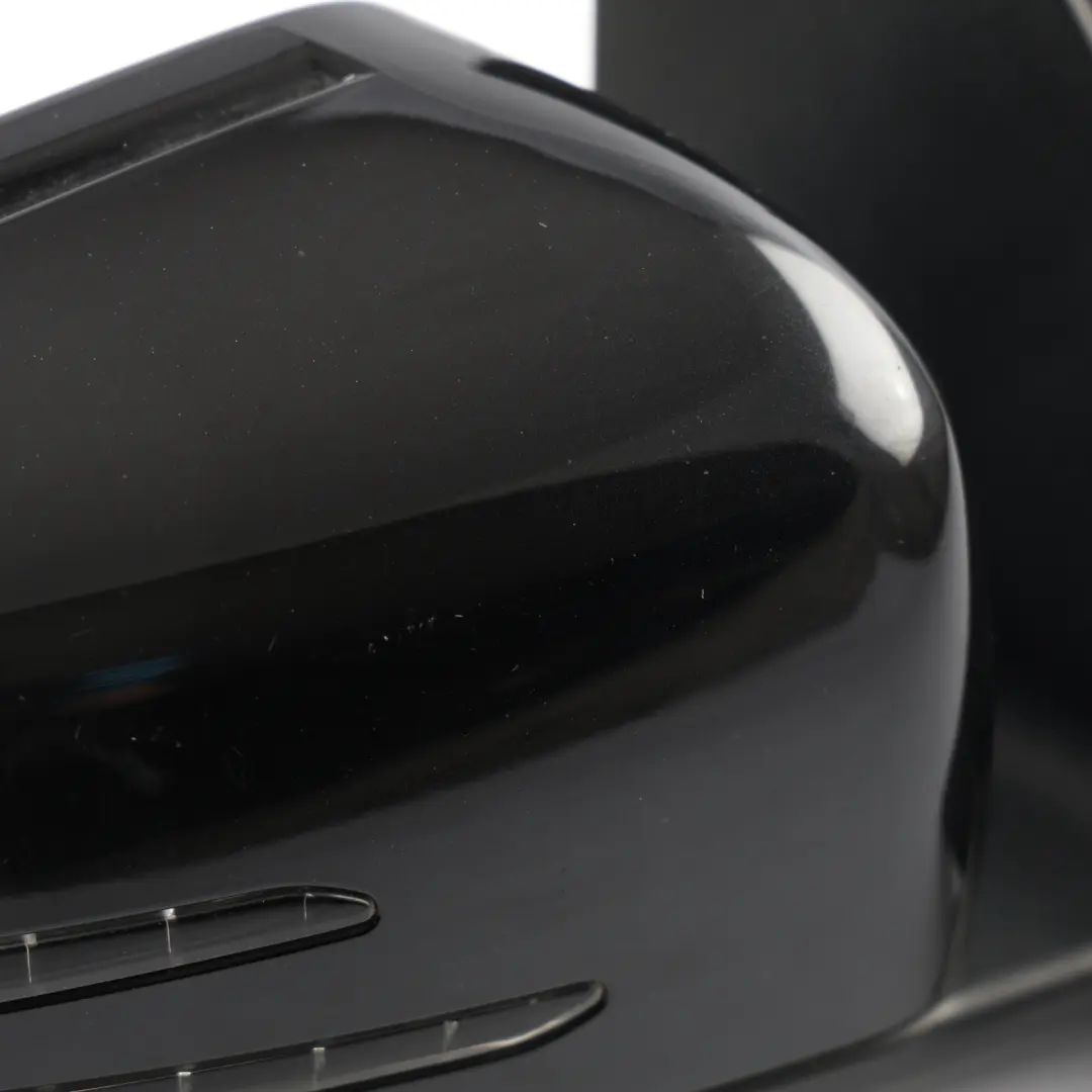 Mercedes W204 Door Wing Mirror Right O/S Power Fold Auto Dip Obsidian Black 197 - SKU rhd-A2048104076-OB1 - Part number A2048104076