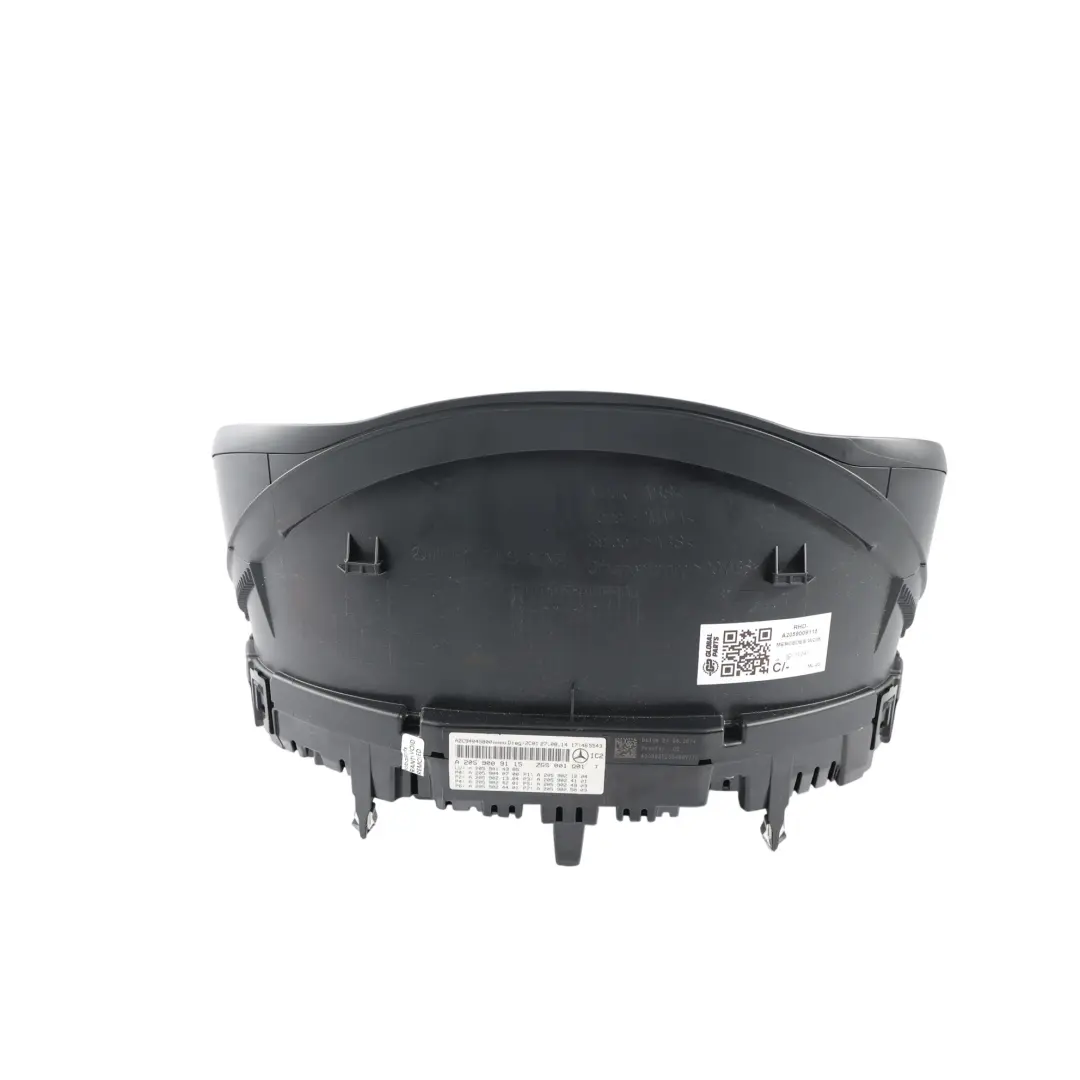 Mercedes W205 Instrument Cluster Speedo Clocks Petrol Manual - SKU RHD-A2059009115 - Part number A2059009115