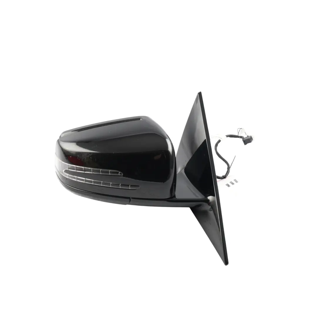 Mercedes W207 C207 Side Wing Mirror Outside Right O/S Black 197 - SKU RHD-A2078101076-OB - Part number A2078101076