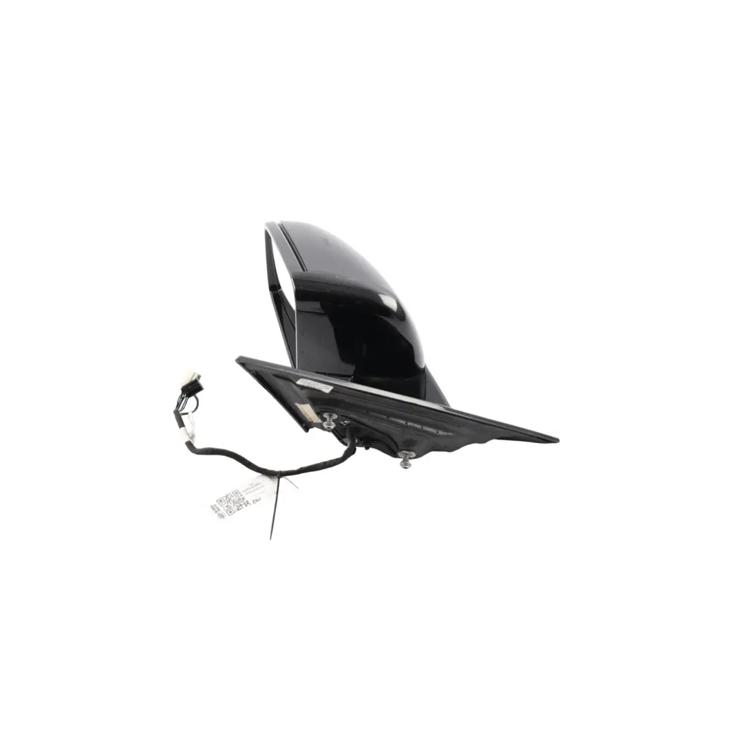 Mercedes C207 Wing Mirror Door Left N/S High Gloss Auto Dip Obsidian Black - 197 - SKU RHD-A2078101976-OB - Part number A2078101976