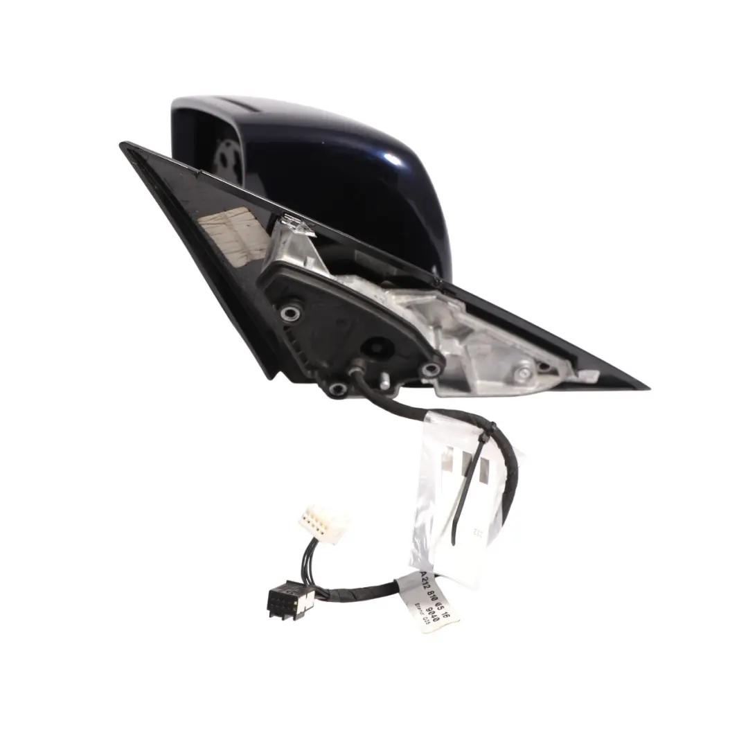 Wing Mirror Auto Dip Door Left N/S Cavansite Blue Metallic - 890 to Mercedes W212 with Part number A2128102176 Mercedes W212 Wing Mirror Auto Dip Door Left N/S Cavansite Blue Metallic - 890 - SKU RHD-A2128102176-CVB - Part number A2128102176