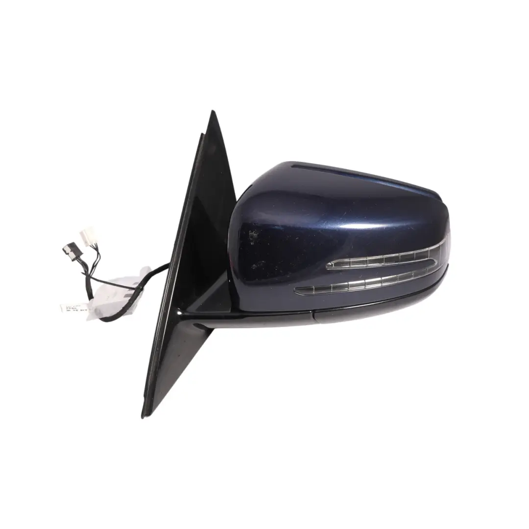 Wing Mirror Auto Dip Door Left N/S Cavansite Blue Metallic - 890 to Mercedes W212 with Part number A2128102176 Mercedes W212 Wing Mirror Auto Dip Door Left N/S Cavansite Blue Metallic - 890 - SKU RHD-A2128102176-CVB - Part number A2128102176