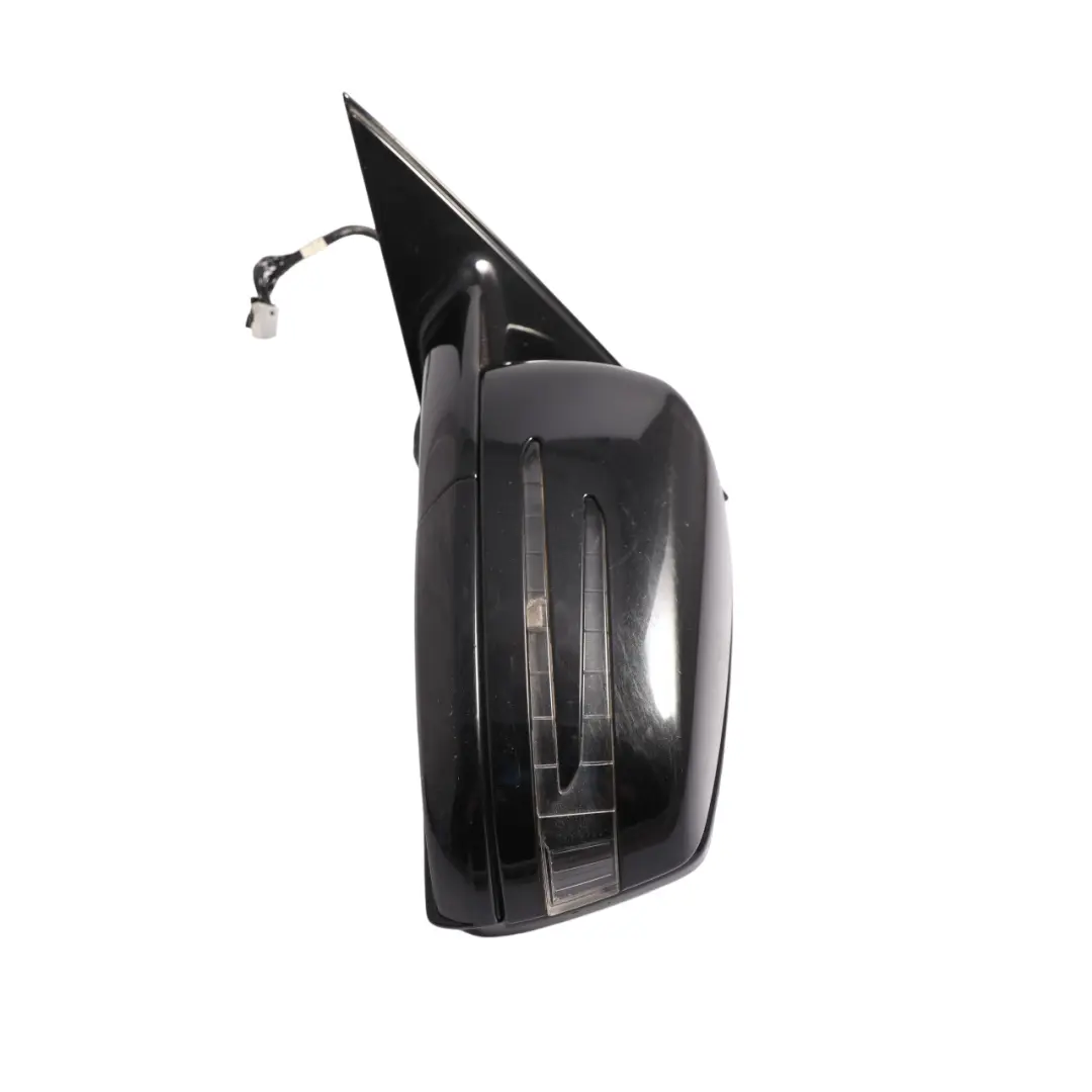  Mercedes-Benz S W221 Auto Dip Left Wing Door Mirror Blind Spot Obsidian Black - SKU RHD-A2218101776-OB - Part number A2218101776