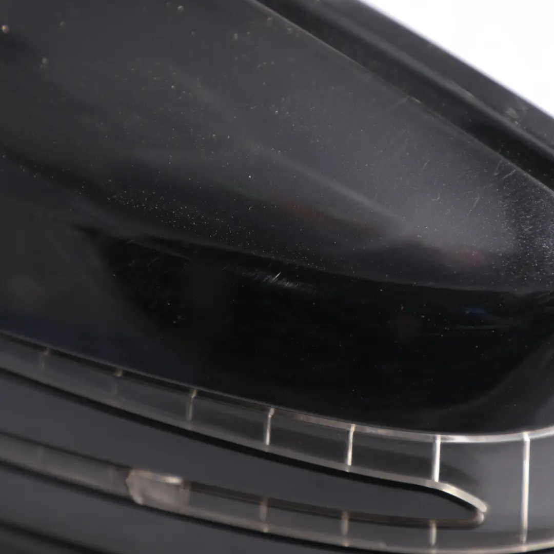 Mercedes-Benz S W221 Auto Dip Left Wing Door Mirror Blind Spot Obsidian Black - SKU RHD-A2218101776-OB - Part number A2218101776