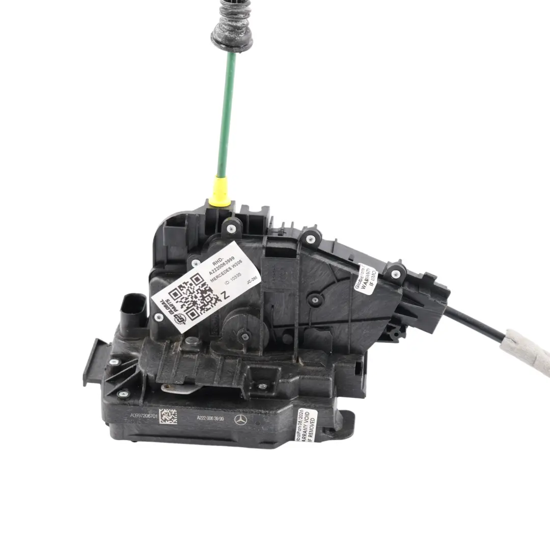 Door Lock Latch Actuator Front Right O/S A0997206701 to Mercedes W205 W213 W222 with Part number A2220063999 Mercedes W205 W213 W222 Door Lock Latch Actuator Front Right O/S A0997206701 - SKU RHD-A2220063999 - Part number A2220063999