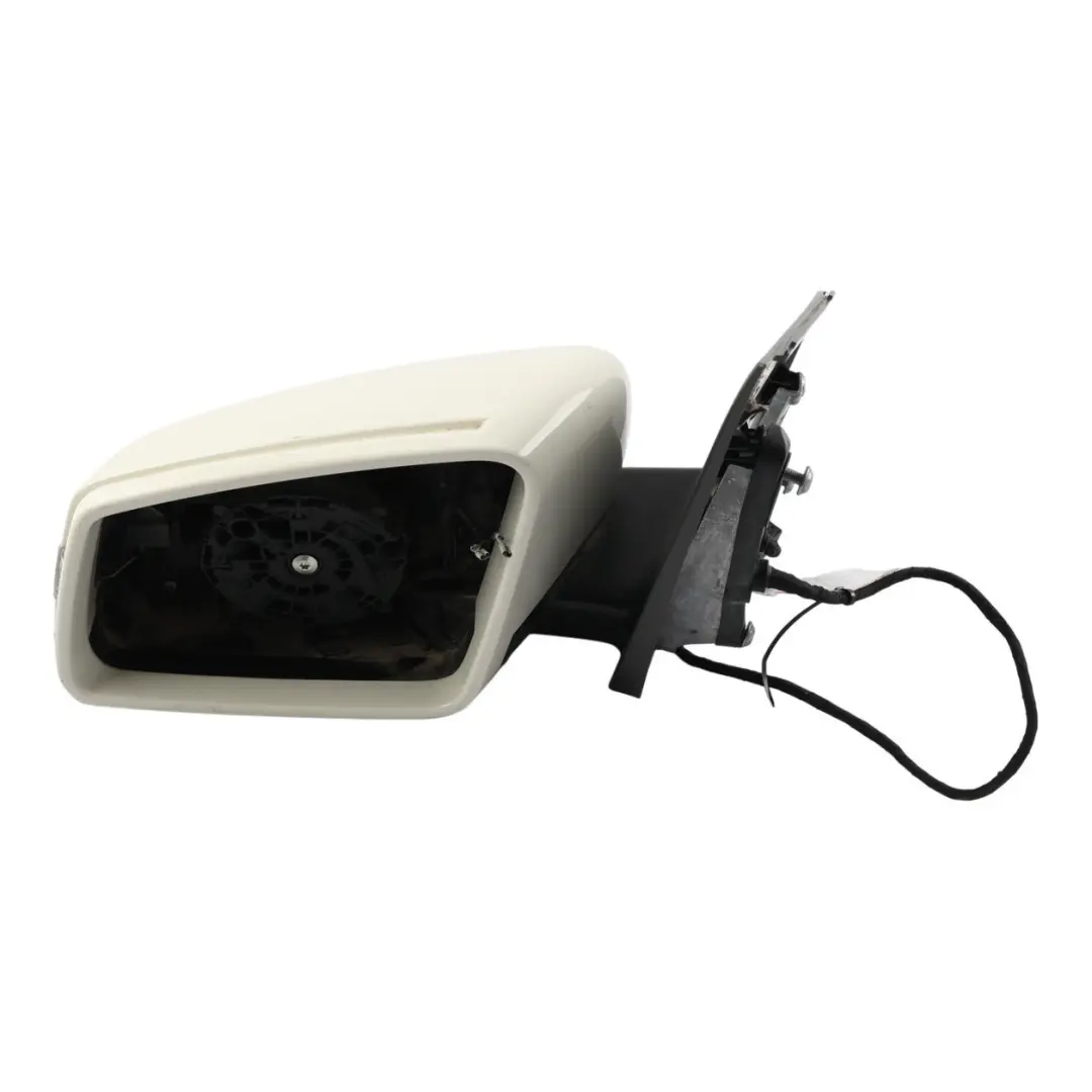 Mercedes W246 Wing Mirror Power Fold W/O Glass Left N/S Calcite White - 650 - SKU RHD-A2468100100-CW - Part number A2468100100