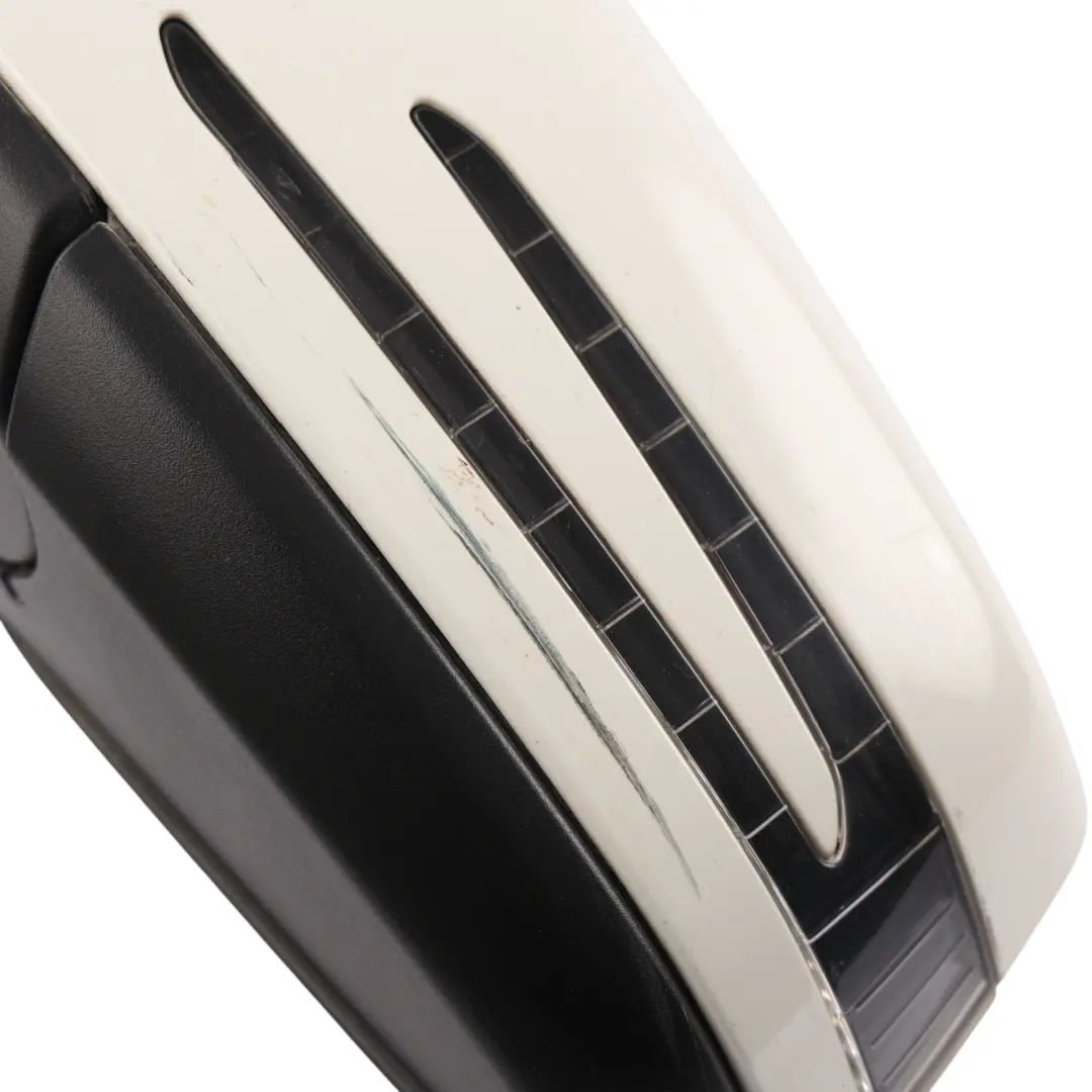 Mercedes W246 Wing Mirror Power Fold W/O Glass Left N/S Calcite White - 650 - SKU RHD-A2468100100-CW - Part number A2468100100