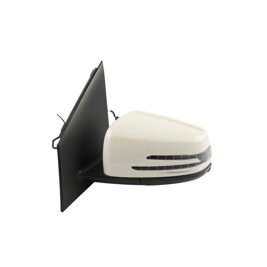 Mercedes W246 Wing Mirror Power Fold W/O Glass Left N/S Calcite White - 650 - SKU RHD-A2468100100-CW - Part number A2468100100