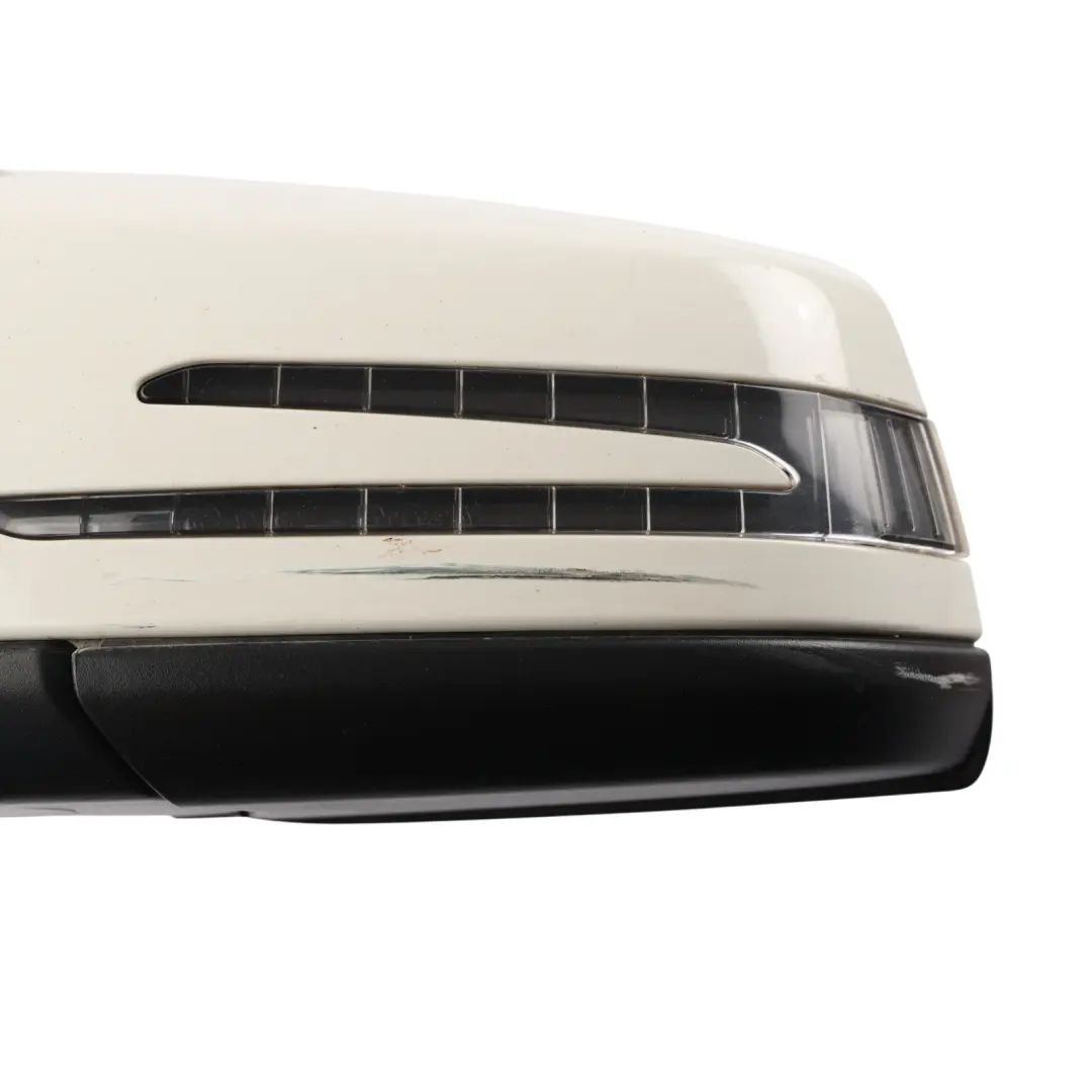 Mercedes W246 Wing Mirror Power Fold W/O Glass Left N/S Calcite White - 650 - SKU RHD-A2468100100-CW - Part number A2468100100