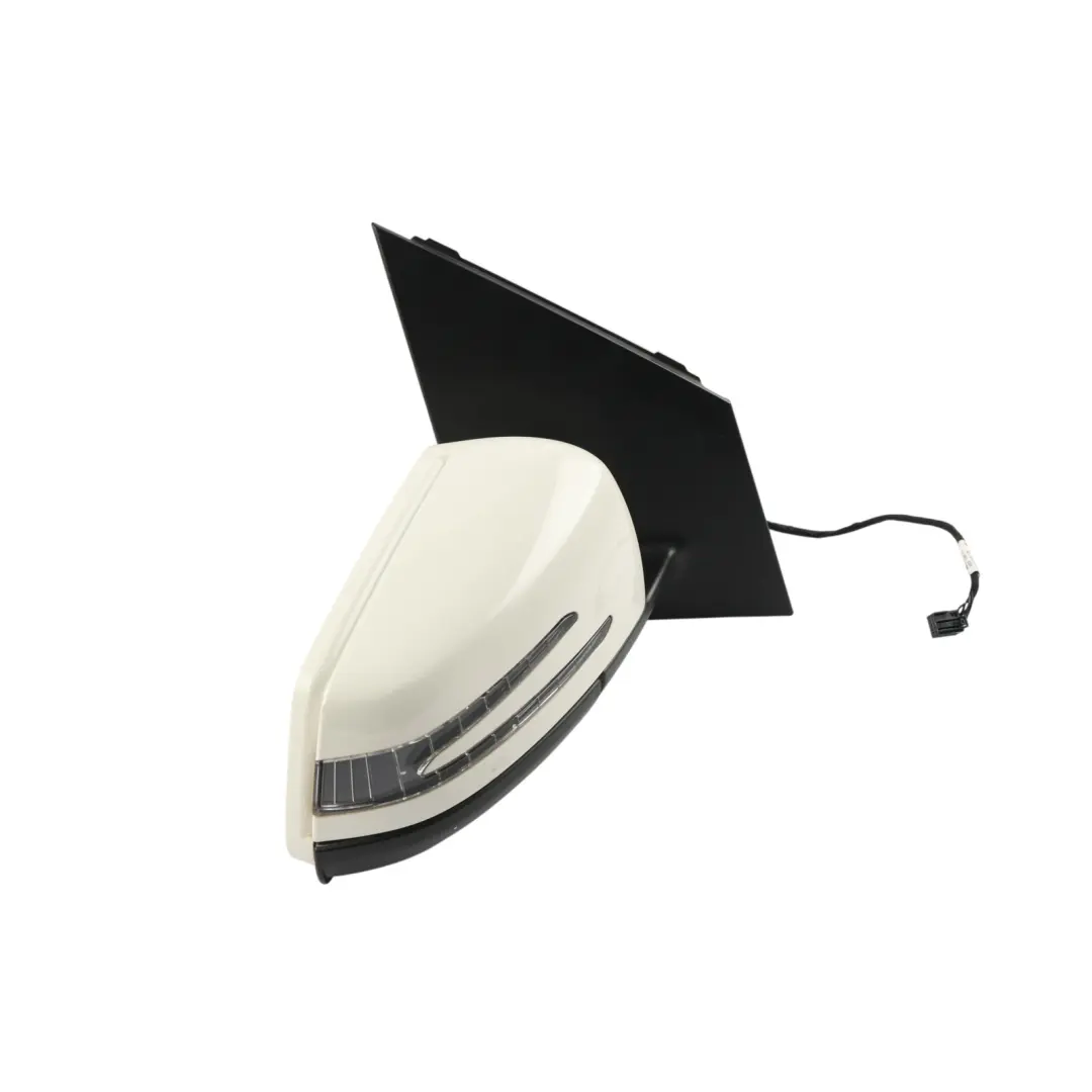 Mercedes W246 Outside Wing Mirror Power Fold Right O/S Calcite White - 650 - SKU RHD-A2468100200-CW - Part number A2468100200