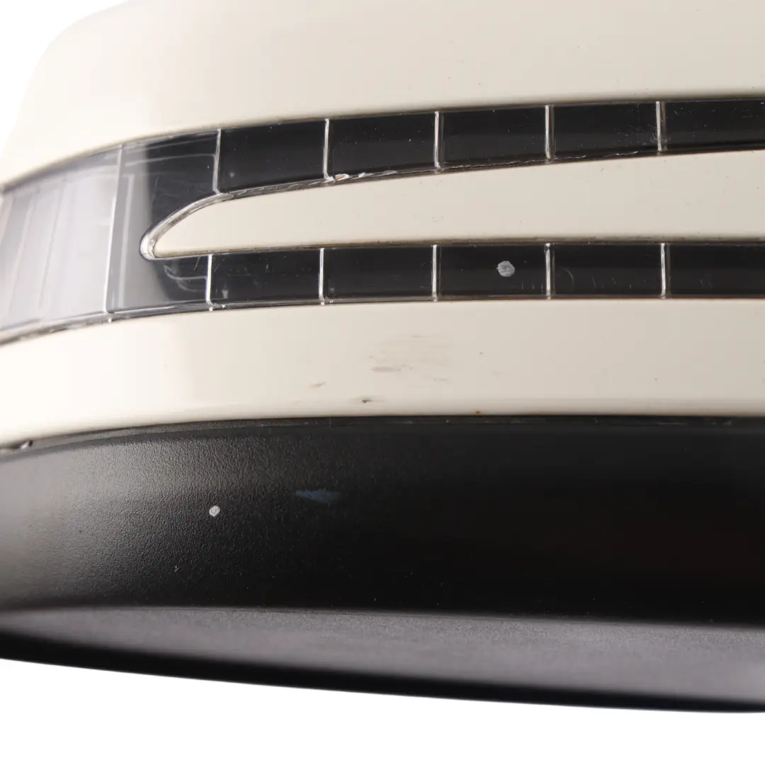 Outside Wing Mirror Power Fold Right O/S Calcite White - 650 to Mercedes W246 with Part number A2468100200 Mercedes W246 Outside Wing Mirror Power Fold Right O/S Calcite White - 650 - SKU RHD-A2468100200-CW - Part number A2468100200