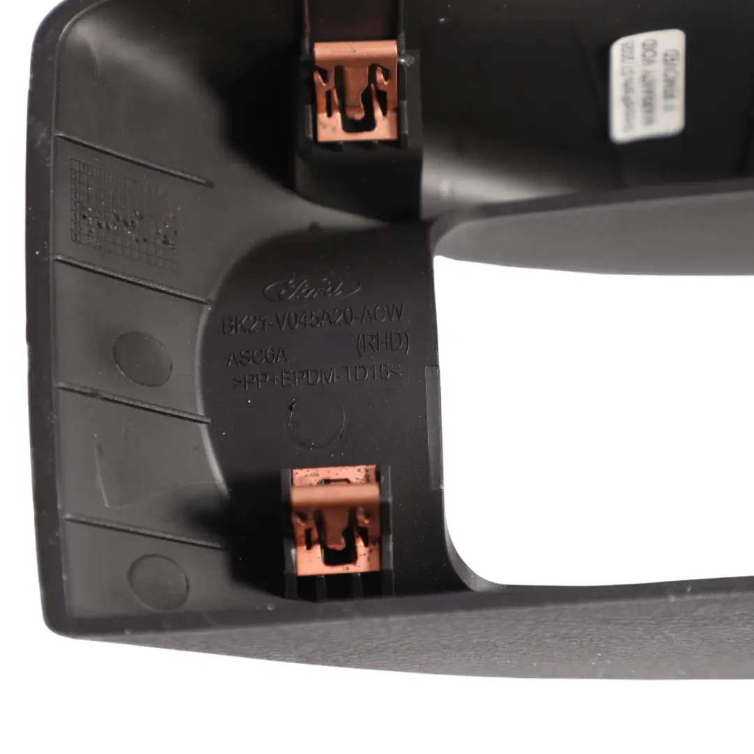 Mk8 Handbrake Surround Upper Trim to Ford Transit Custom with Part number BK21-V045A20-ACW Ford Transit Custom Mk8 Handbrake Surround Upper Trim - SKU RHD-BK21-V045A20-ACW - Part number BK21-V045A20-ACW
