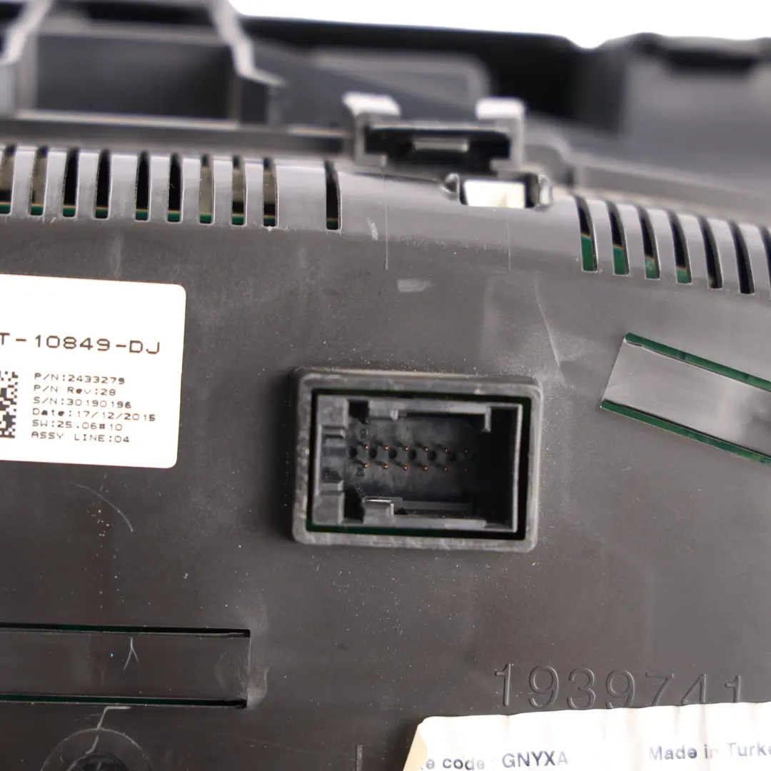 Ford Transit Mk8 Speedometer Instrument Cluster 2.2 Diesel Manual - SKU RHD-BK3T-10849-DJ - Part number BK3T-10849-DJ