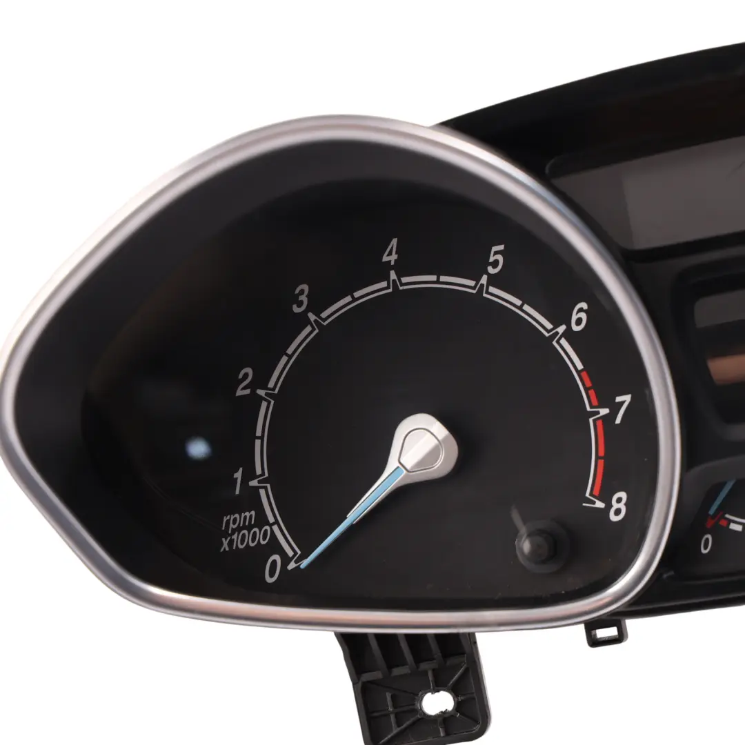 Speedometer Instrument Cluster 1.0 Petrol Manual to Ford Fiesta Mk7 with Part number C1BT-10849-FAN Ford Fiesta Mk7 Speedometer Instrument Cluster 1.0 Petrol Manual - SKU RHD-C1BT-10849-FAN - Part number C1BT-10849-FAN