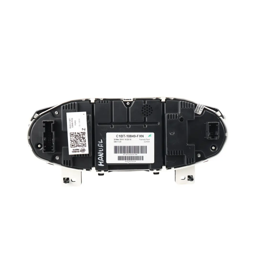 Ford Fiesta Mk7 Instrument Cluster Speedometer Petrol Manual - SKU RHD-C1BT-10849-FXN - Part number C1BT-10849-FXN