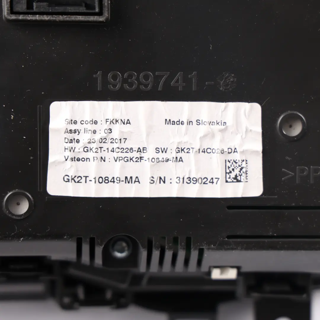 Ford Transit Custom Instrument Cluster Speedometer Clocks Speedo - SKU RHD-GK2T-10849-MA - Part number GK2T-10849-MA
