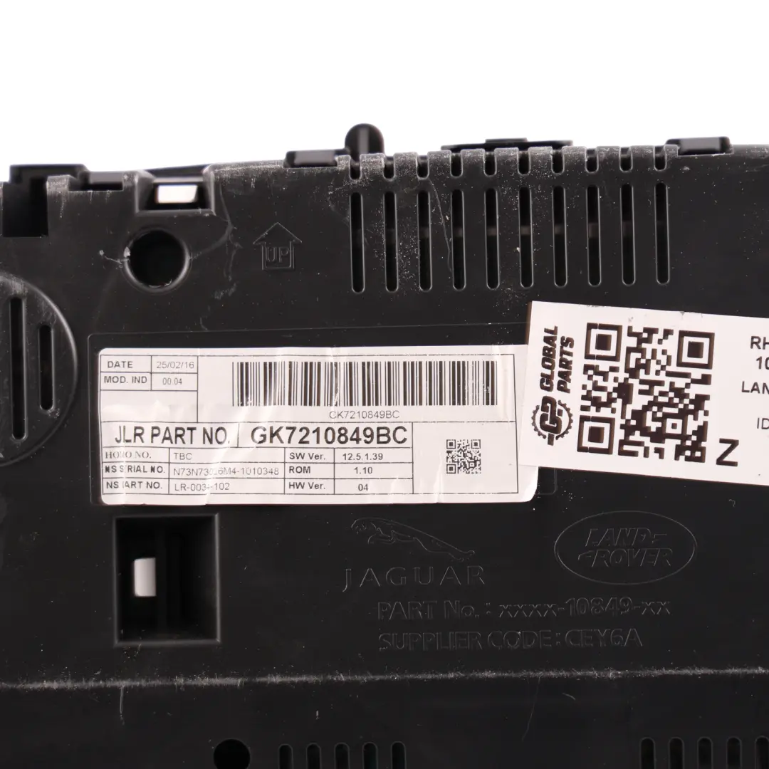 Land Rover Discovery L550 Instrument Cluster Speedo Diesel Manual - SKU RHD-GK72-10849-BC - Part number GK72-10849-BC